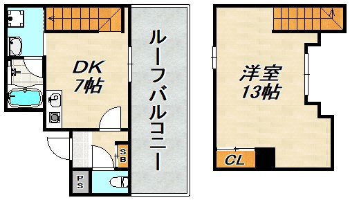 メゾン・ド・ヴィレ板宿 間取り図