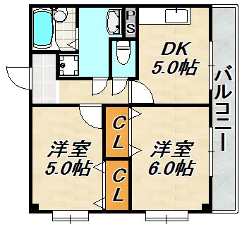 メゾン・ヌーベルみゆき 間取り図