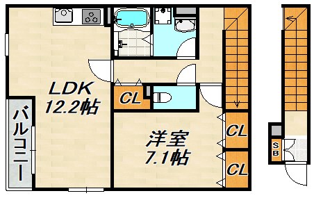 リブリ・長尾 間取り図