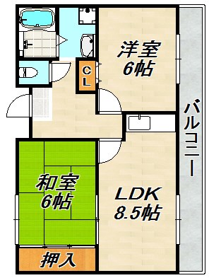 アイマンション長尾 間取り図