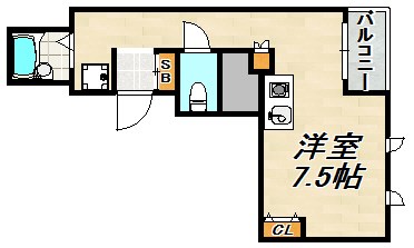 シーホースビル 間取り図