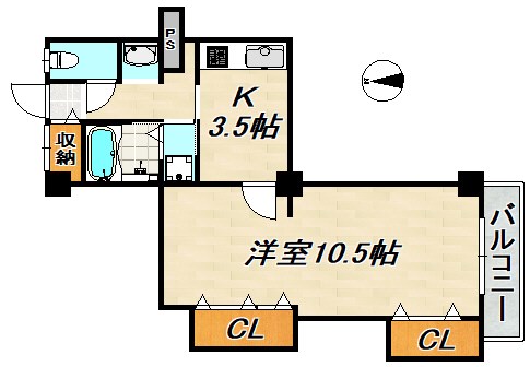 東須磨グリーンハイツ 間取り図