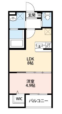 ボヌール御蔵通 間取り図