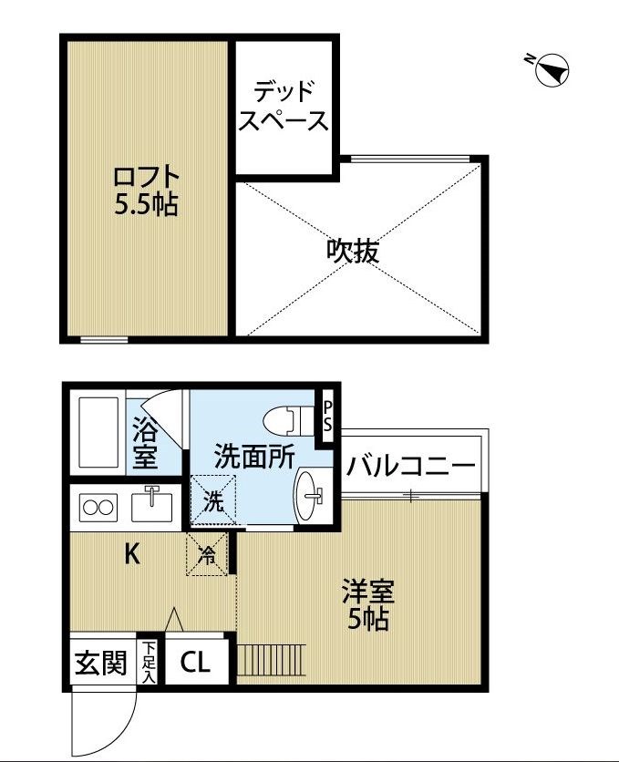 CUBE(キューブ) 間取り図