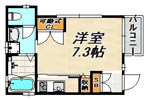 KARIN御蔵通 間取り図