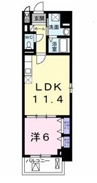 プランドールコート神戸 間取り図