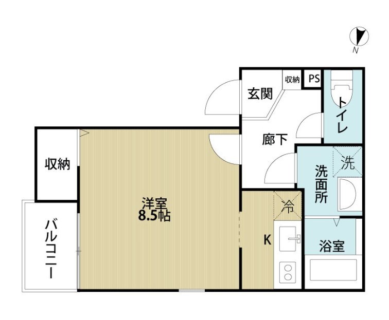 インプレイス長田 間取り図
