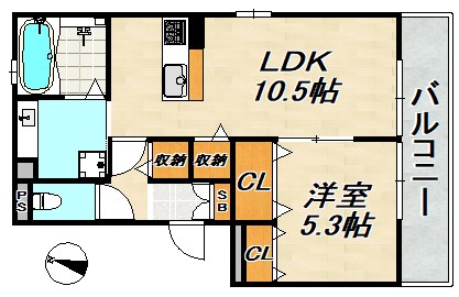 グリーンビラ高取山 間取り図