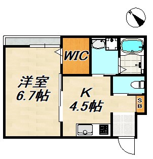 サンウィング妙法寺 間取り図
