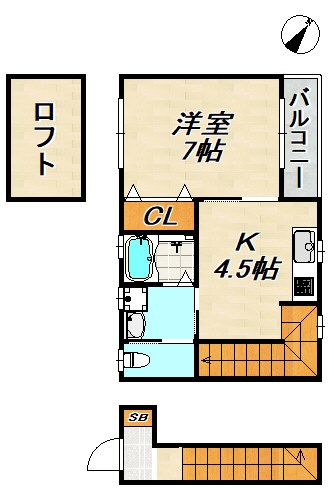 サンウィング妙法寺 間取り図