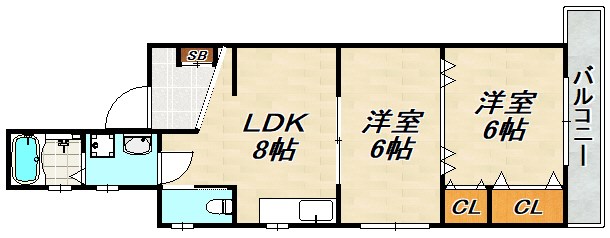 ニューサンハイツ 間取り図