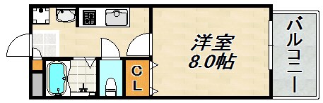 リバーサイド安藤 間取り図
