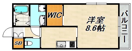 シェル須磨天神 間取り図