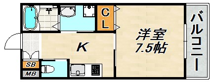 コーム須磨 間取り図