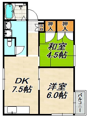 エイシンハイツ 間取り図