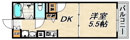 クィンベーネ 間取り図