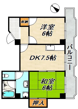 ドゥエルスマ 間取り図