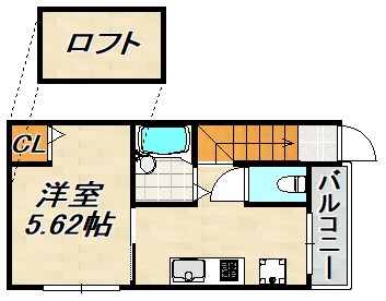 プレミアムグレイス新長田 間取り図