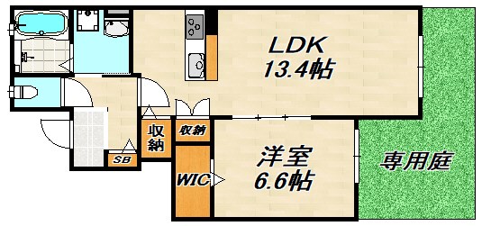 メゾンド・メルヴェーユ須磨  間取り図