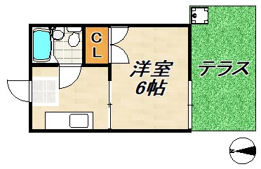 ストークハイツA棟 間取り図