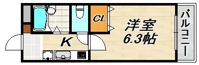 シーサイドＳＫＹハイツ 間取り図