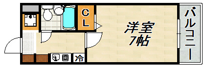 シェスタ白川台 間取り図