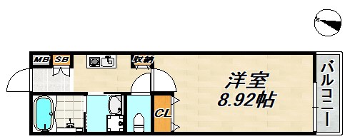 カーサ大塚 間取り図