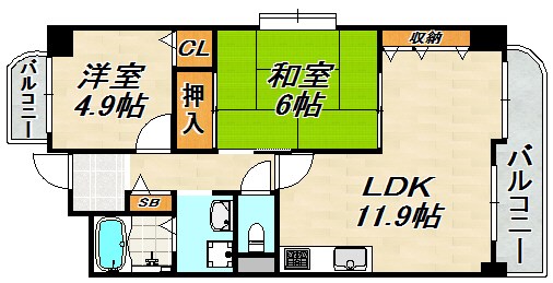 エスポワール・ダイエイ 間取り図