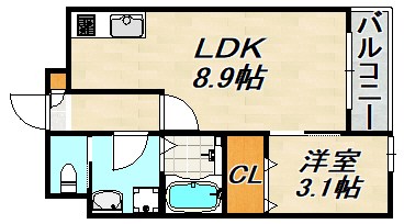 ARPEGGIO東須磨 間取り