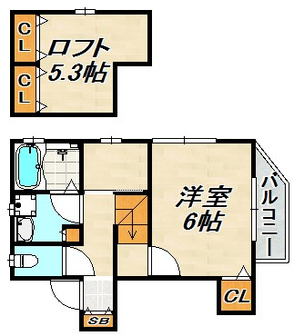 グランメール腕塚 間取り図