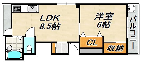 ココロ戎町 間取り図
