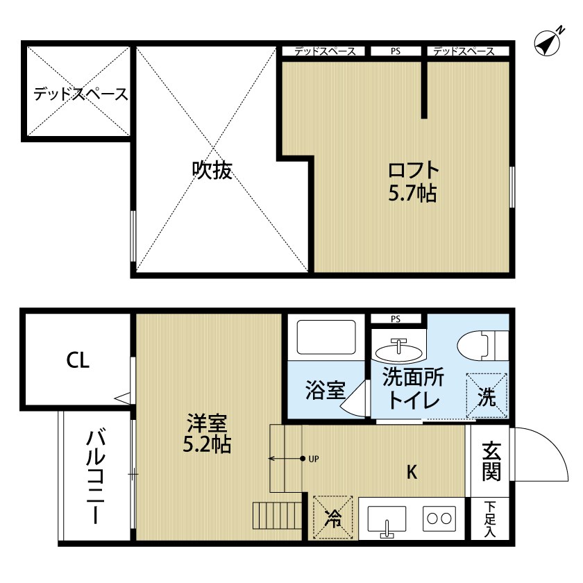 la blanc 間取り図