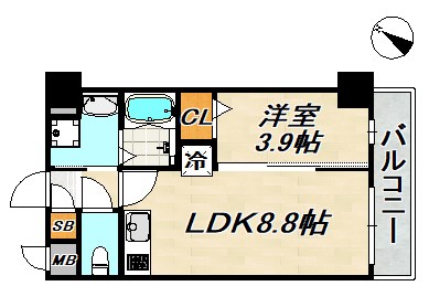 SDグランツ神戸ウエスト 間取り図