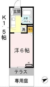 メゾンドアヴニール名谷 間取り図