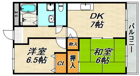 マンション妙法寺 間取り図