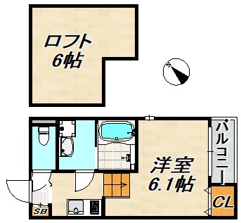 コートブルー須磨 間取り図
