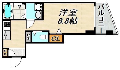 真野マンション 間取り図