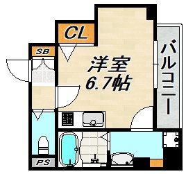 真野マンション 間取り図