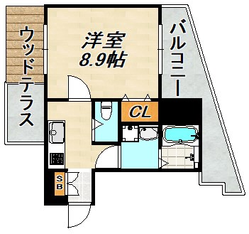 真野マンション 間取り図