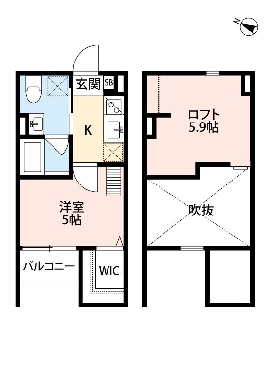 ルミエ神戸西 間取り図