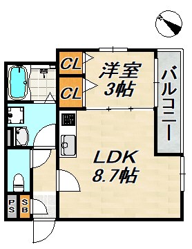 ARPEGGIO西代 間取り図