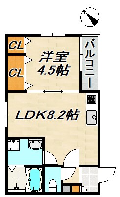 ARPEGGIO西代 間取り図