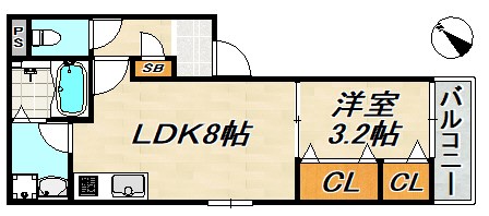 ARPEGGIO西代 間取り図