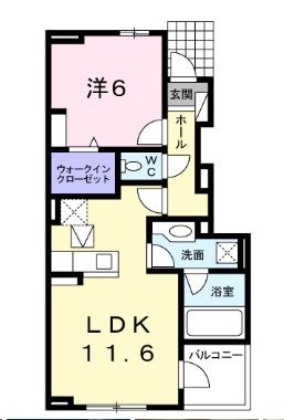 コンフォート名谷Ⅱ 間取り図