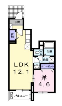 メゾンドカルムⅢ 間取り図
