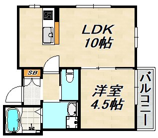 KARIN上沢アネックス 間取り図
