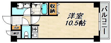 フルール須磨 間取り図