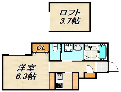 あんしん宮川町 間取り図