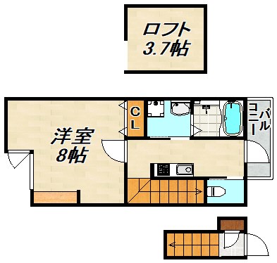 あんしん宮川町 間取り図