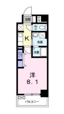 リバーサイド苅藻川 間取り図